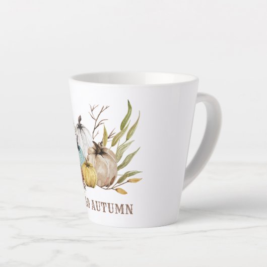 hallo najaarse Waterverf pomkins Latte Mok (Rechterhoek)