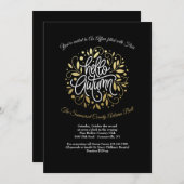 hallo najaarsuitnodigingen kaart (Voorkant / Achterkant)