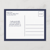 Hallo Navy World Foto Aankondiging Geboorte (Achterkant)