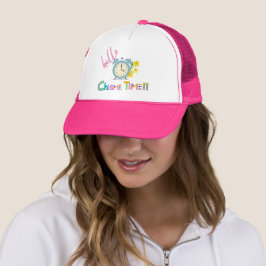 Hallo Nee! Chisme Time Fun & Trendy Graphic Trucker Pet