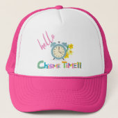 Hallo Nee! Chisme Time Fun & Trendy Graphic Trucker Pet (Voorkant)