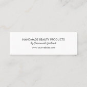 Hallo Nee! Prachtig schoolbord Mini Visitekaartje (Achterkant)