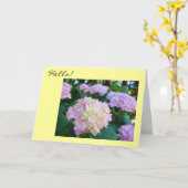 Hallo Nee! Wenskaarten Hoop dat alles goed is U Fa Kaart (Gele Bloem)