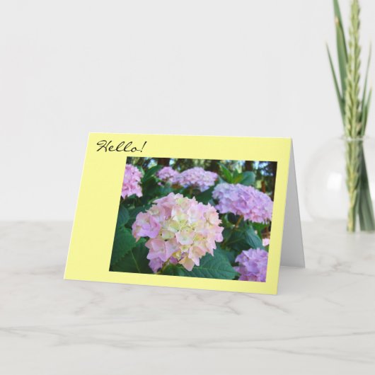 Hallo Nee! Wenskaarten Hoop dat alles goed is U Fa Kaart (Voorkant)