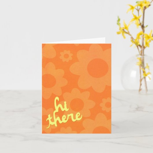 Hallo neemt nota Er van Kaart (Gele Bloem)