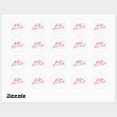 hallo New York Ronde Sticker (Vel)