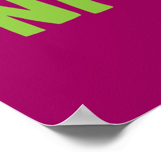 Hallo Nice Bum Poster (Hoek)