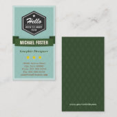 hallo Nice om u te ontmoeten - Persoonlijk sociaal Visitekaartje (Voorkant / Achterkant)