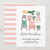 hallo nieuwe startpunt | Planten en meubels, gesch Aankondiging (Voorkant / Achterkant)