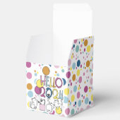 Hallo Nieuwjaar 2024 Met Spelen Katten Bedankdoosjes (Geopend)