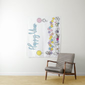 Hallo Nieuwjaar 2024 Met Spelen Katten Wandkleed (In situ)