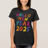 Hallo Nieuwjaar 2025 Family Matching Celebration P T-shirt (Voorkant)