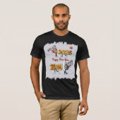 hallo nieuwjaar t-shirt (Voorkant volledig)