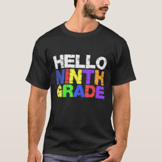 hallo Ninth Grade Freshman 9Th Grade Student T-shirt