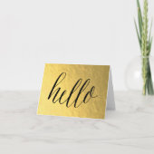 HALLO notecard Kaart (Voorkant)