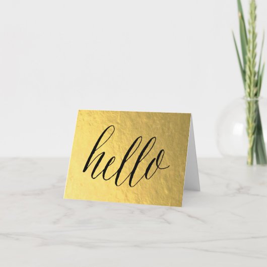 HALLO notecard Kaart (Voorkant)