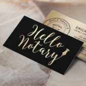 hallo Notional Loan Signing Agent Elegant Black Go Visitekaartje
