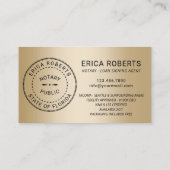 hallo Notional Loan Signing Agent Elegant Black Go Visitekaartje (Achterkant)