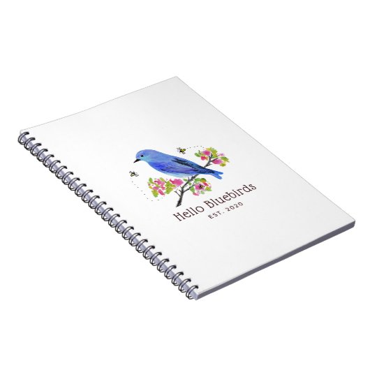 hallo Notitieboek Blauwvogels (Rechterzijde)