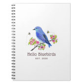 hallo Notitieboek Blauwvogels (Voorkant)