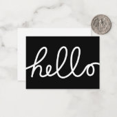 hallo notitiekaartje (Voorkant / Achterkant in situ)