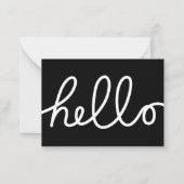 hallo notitiekaartje (Voorkant)