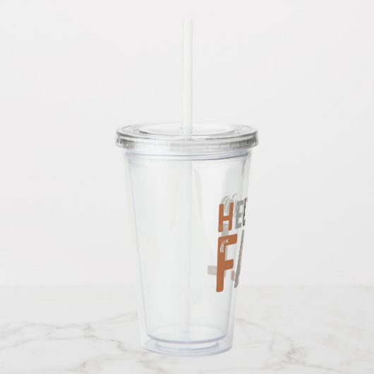 Hallo Nou? Herfst Acryl Drinkbeker (Rechts)