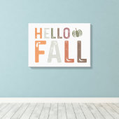 Hallo Nou? Herfst Canvas Afdruk (Insitu (Houten vloer))