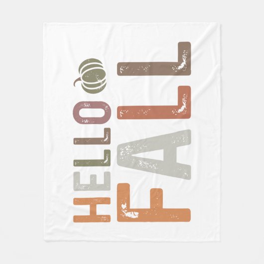 Hallo Nou? Herfst Fleece Deken (Voorkant)