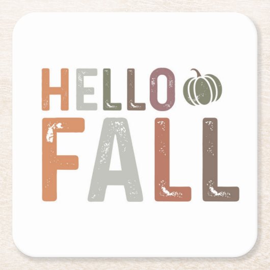 Hallo Nou? Herfst Kartonnen Onderzetters (Voorkant)