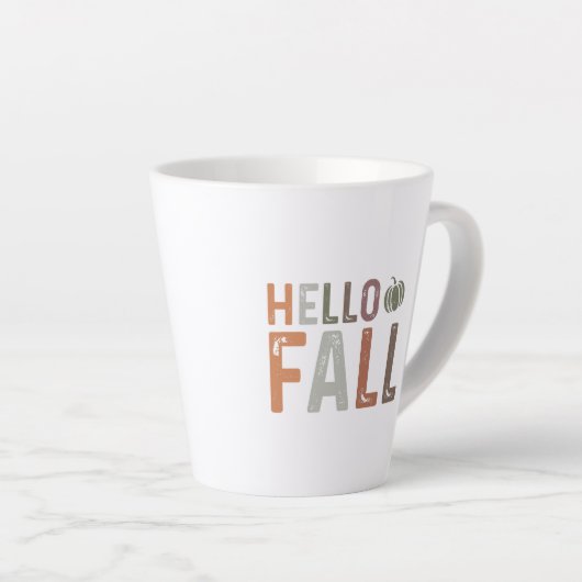 Hallo Nou? Herfst Latte Mok (Rechterhoek)