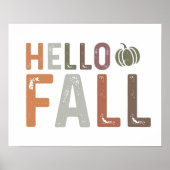 Hallo Nou? Herfst Poster (Voorkant)