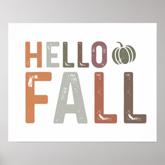 Hallo Nou? Herfst Poster (Voorkant)