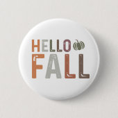 Hallo Nou? Herfst Ronde Button 5,7 Cm (Voorkant)