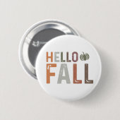 Hallo Nou? Herfst Ronde Button 5,7 Cm (Voorkant /achterkant)