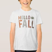 Hallo Nou? Herfst Tri-Blend Shirt (Voorkant)