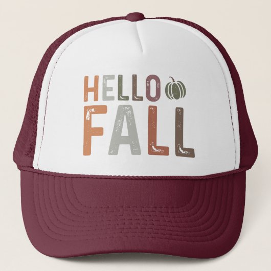 Hallo Nou? Herfst Trucker Pet (Voorkant)