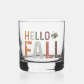 Hallo Nou? Herfst Whisky Glas (Voorkant)