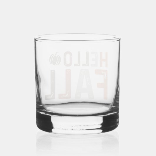 Hallo Nou? Herfst Whisky Glas (Achterkant)