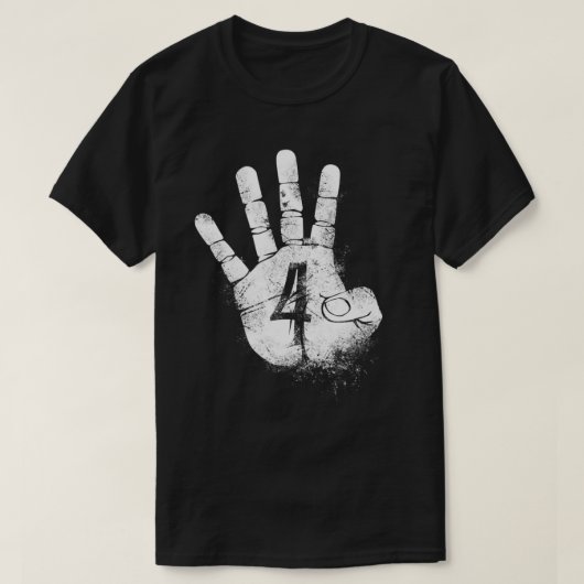 HALLO NUMMER VIER 4 Fantastische manieren om te ze T-shirt (Design voorkant)