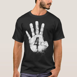 HALLO NUMMER VIER 4 Fantastische manieren om te ze T-shirt