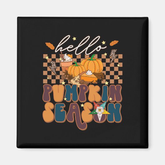 Hallo OES Herfst Pompoenseizoen van de Oosterster Magneet (Voorkant)