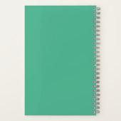 hallo "Oh! There" Yellow Lab Puppy Green Custom Notitieboek (Achterkant)