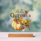 Hallo oktober  acryl bord (Neutraal)