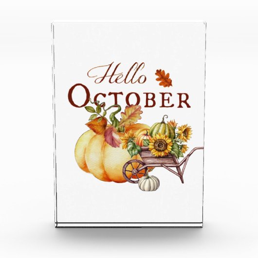 Hallo oktober  fotoblokken (Voorkant)