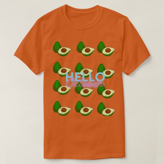 hallo oktober t-shirt (Design voorkant)