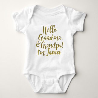 hallo oma & opa, ik ben 'baby name' | Chic Romper