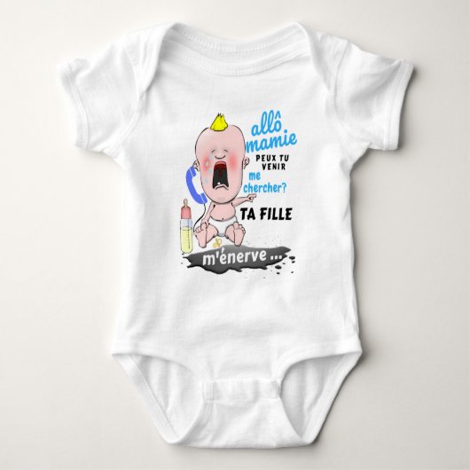 Hallo oma... romper (Voorkant)