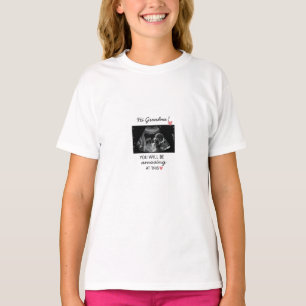 Hallo oma zwangerschapsaankondiging mok Echograf T-shirt