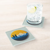 Hallo Onderzetter (Schuin)